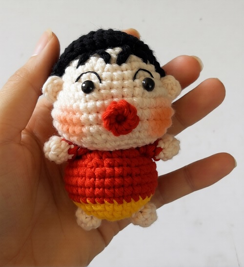 9 Shin Chan Free Crochet Patterns 8 Shin - Chan Amigurumi